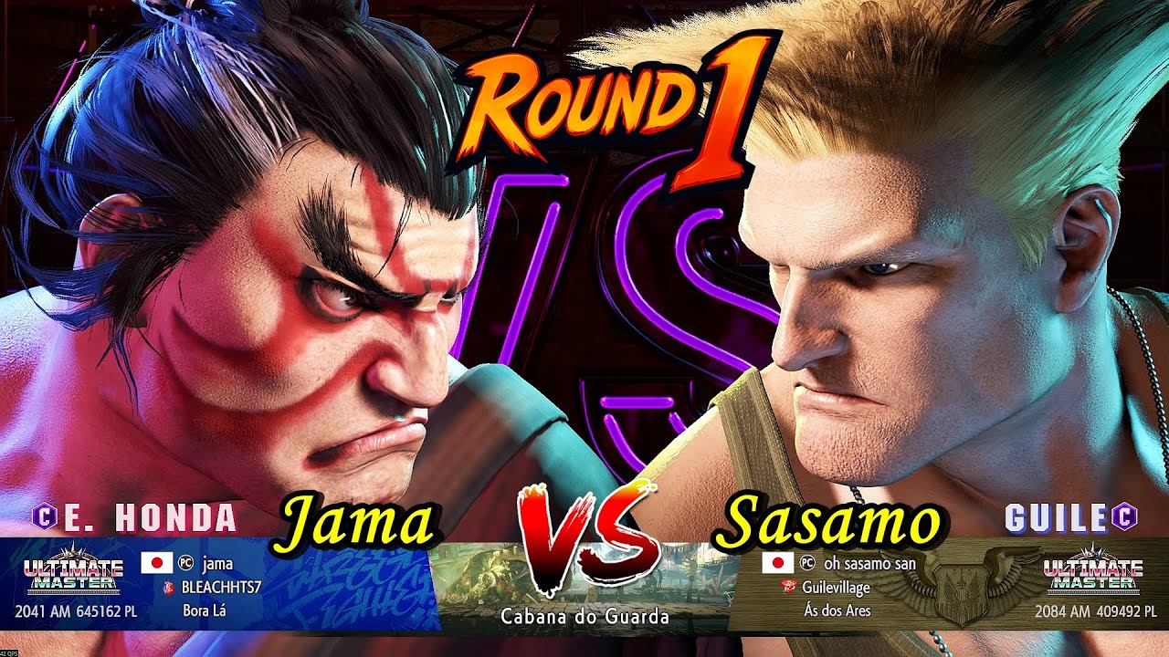 Jama (E. Honda) VS (Guile) Sasamo - Street Fighter 6 - High Level Gameplay