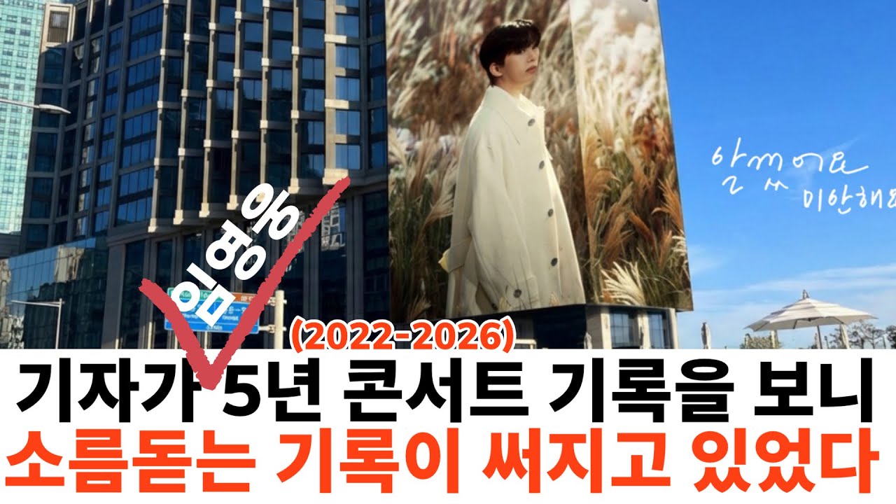 우리가 모르는 사이, 임영웅은 소름돋는 기록을 써가고 있었다! 언론사 기자가 살펴 본 2022-2026 5년 콘서트 기록