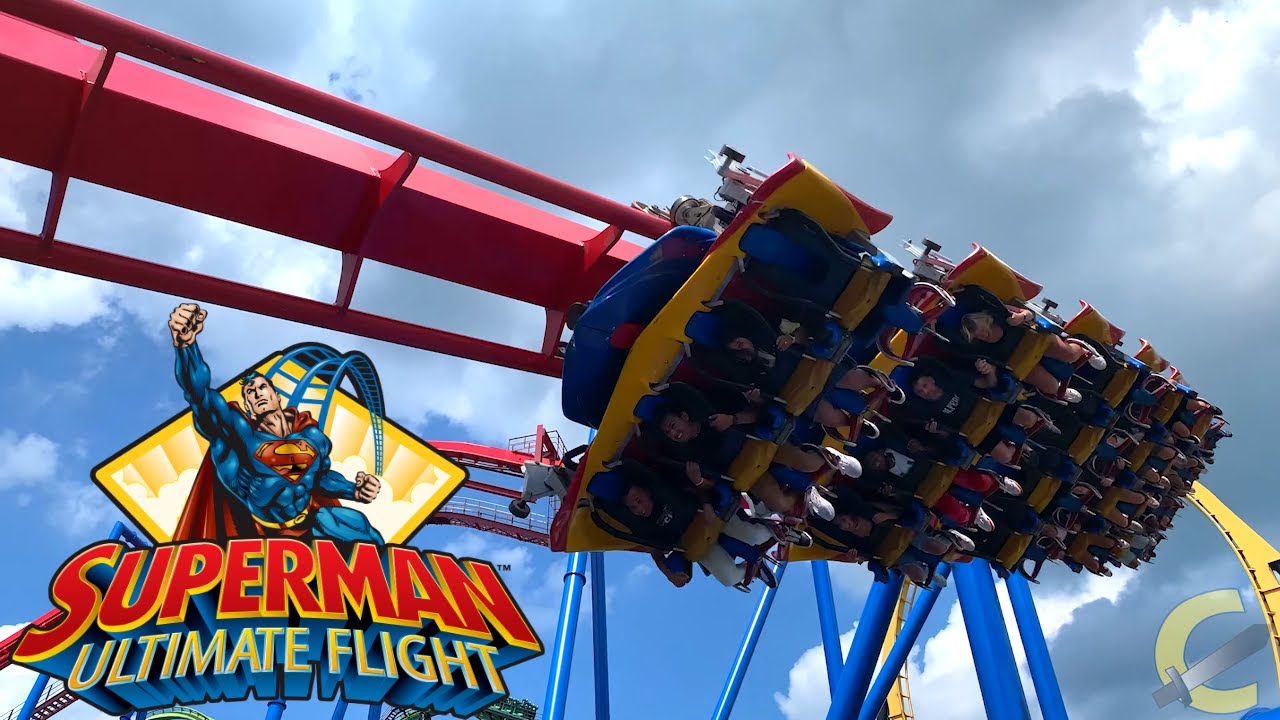 Superman: Ultimate Flight (SFGAdv) (4K OFF Ride POV)- Six Flags Great Adventure, Jackson, NJ