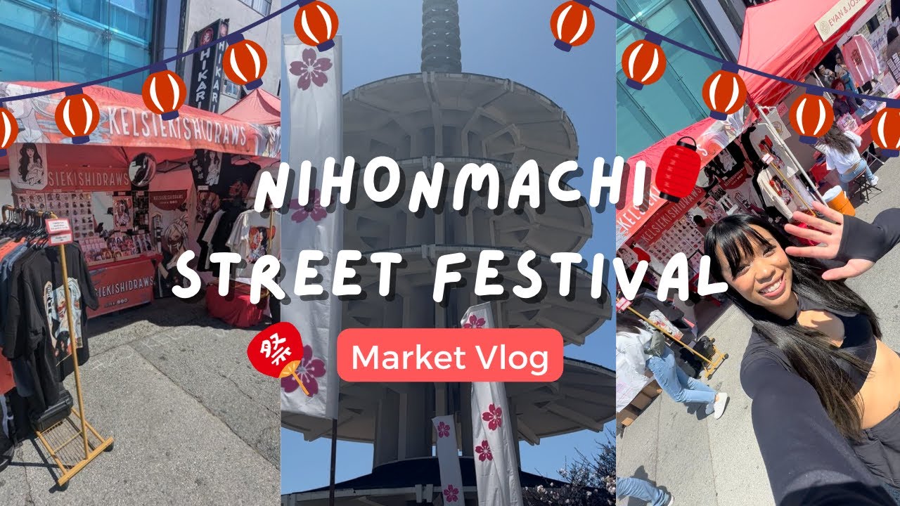 Распродажа в Japantown SF | Оригинальный стенд с произведениями искусства и одеждой в стиле аниме...