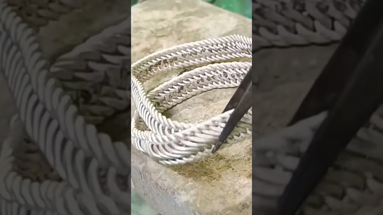 how to make pure silver anklet? #goldsmithharshal