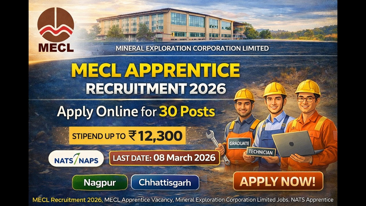 MECL Apprentice Recruitment 2026 Apply Online Full Notification Eligibility Selection