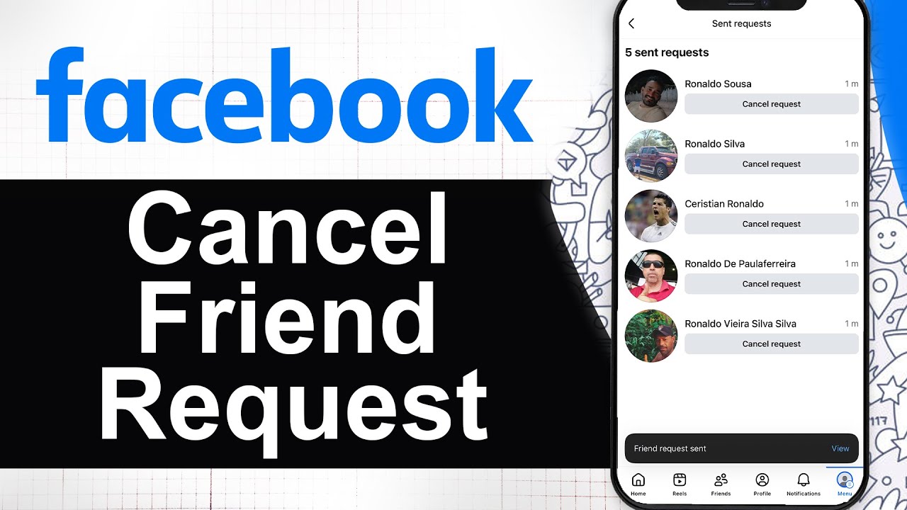 How To Cancel Friend Request Sent on Facebook (Step By Step)