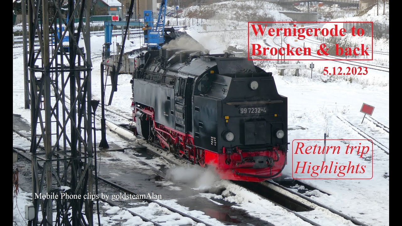 Wernigerode-Brocken roundtrip Dec 2023