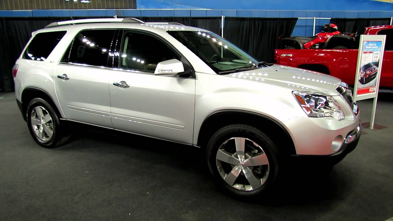 2012 GMC Acadia SLT AWD Exterior and Interior at 2012 Montreal Recreational Vehicles Show