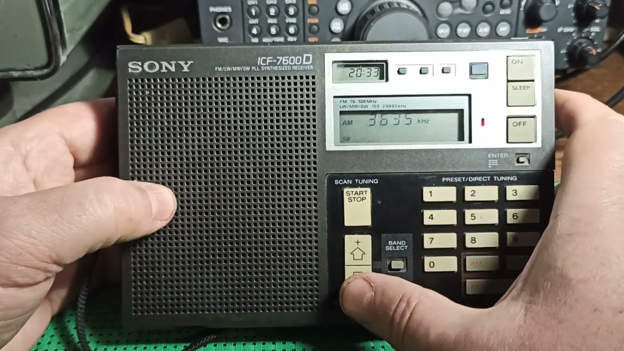 Sony ICF 7600D на КВ (SSB)