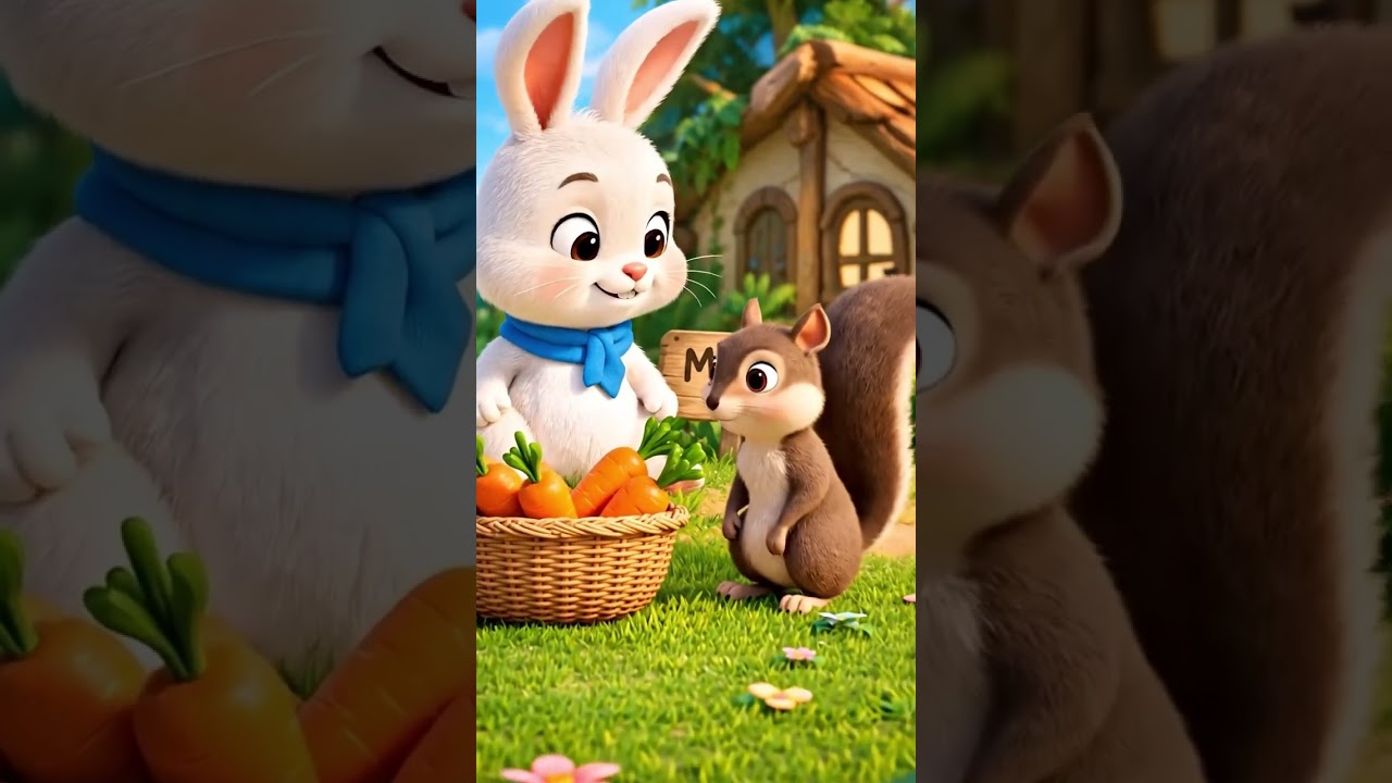 THE LITTLE RABBIT WHO LEARNED TO SHARE🐇🥕❤️