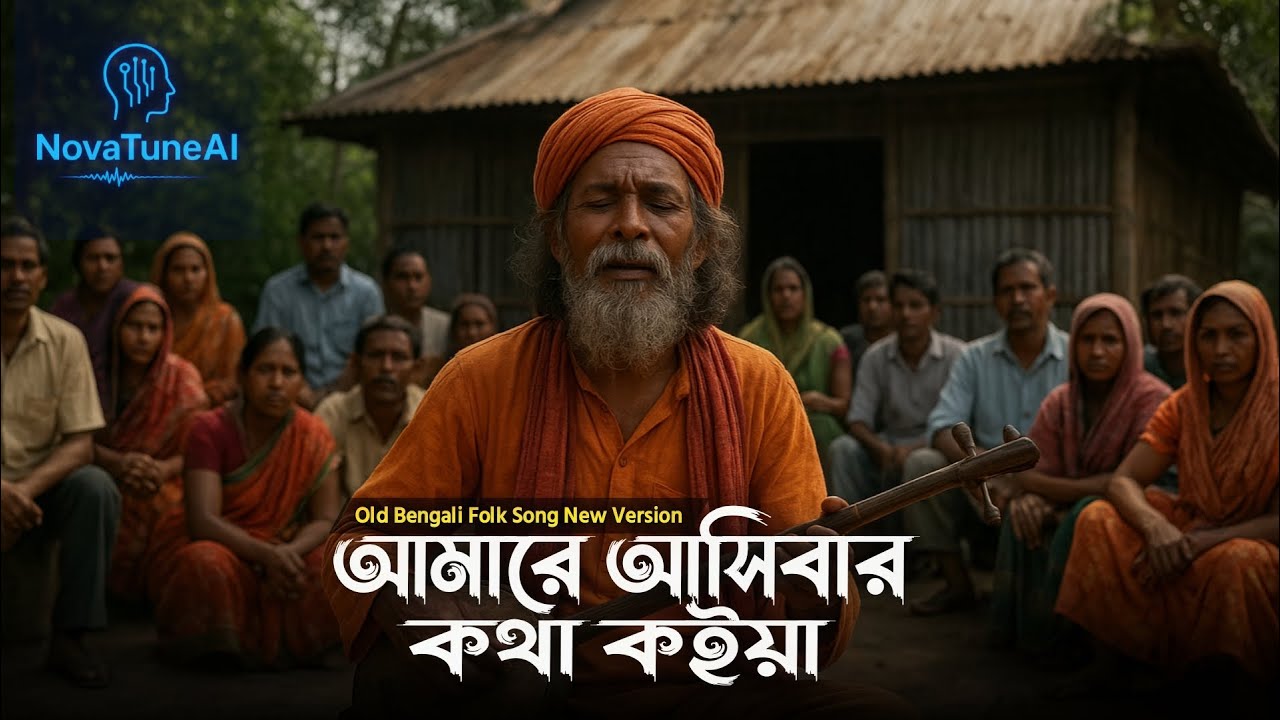 Amare Ashibar Kotha Koiya Old Bengali Folk Song New Version By NovaTune Ai