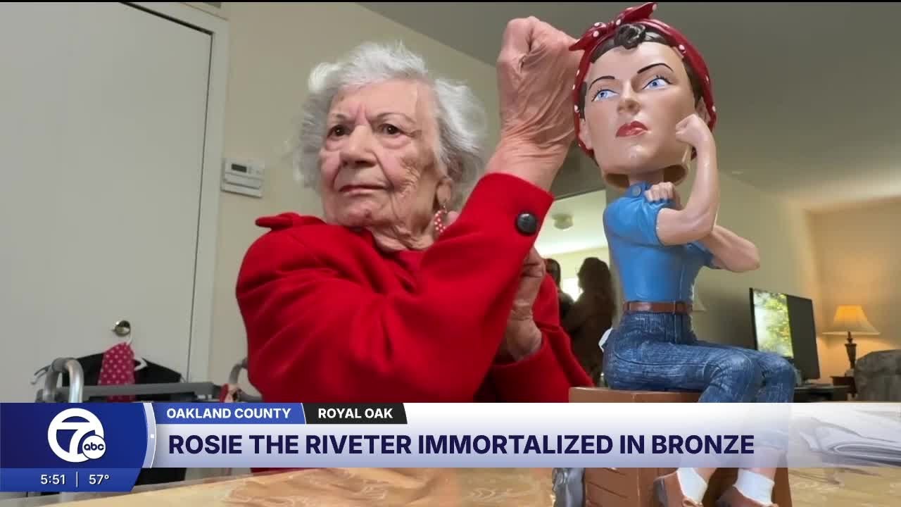 103-year-old Rosie the Riveter to be honored with bronze statue at Royal Oak memorial