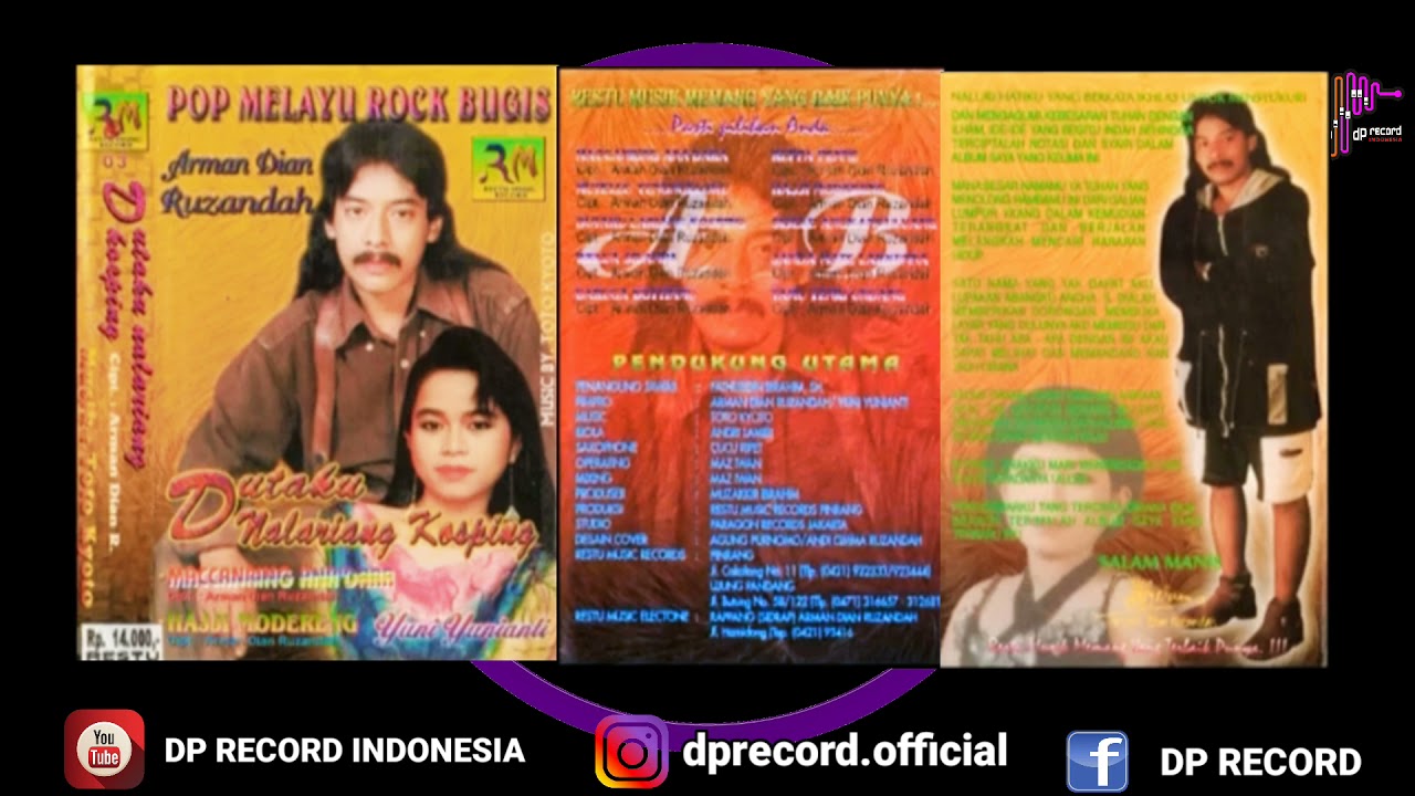 Album Pop Melayu Rock Bugis [Versi Kaset Side B] || Arman DR & Yuni Yunianti || Restu Musik Record