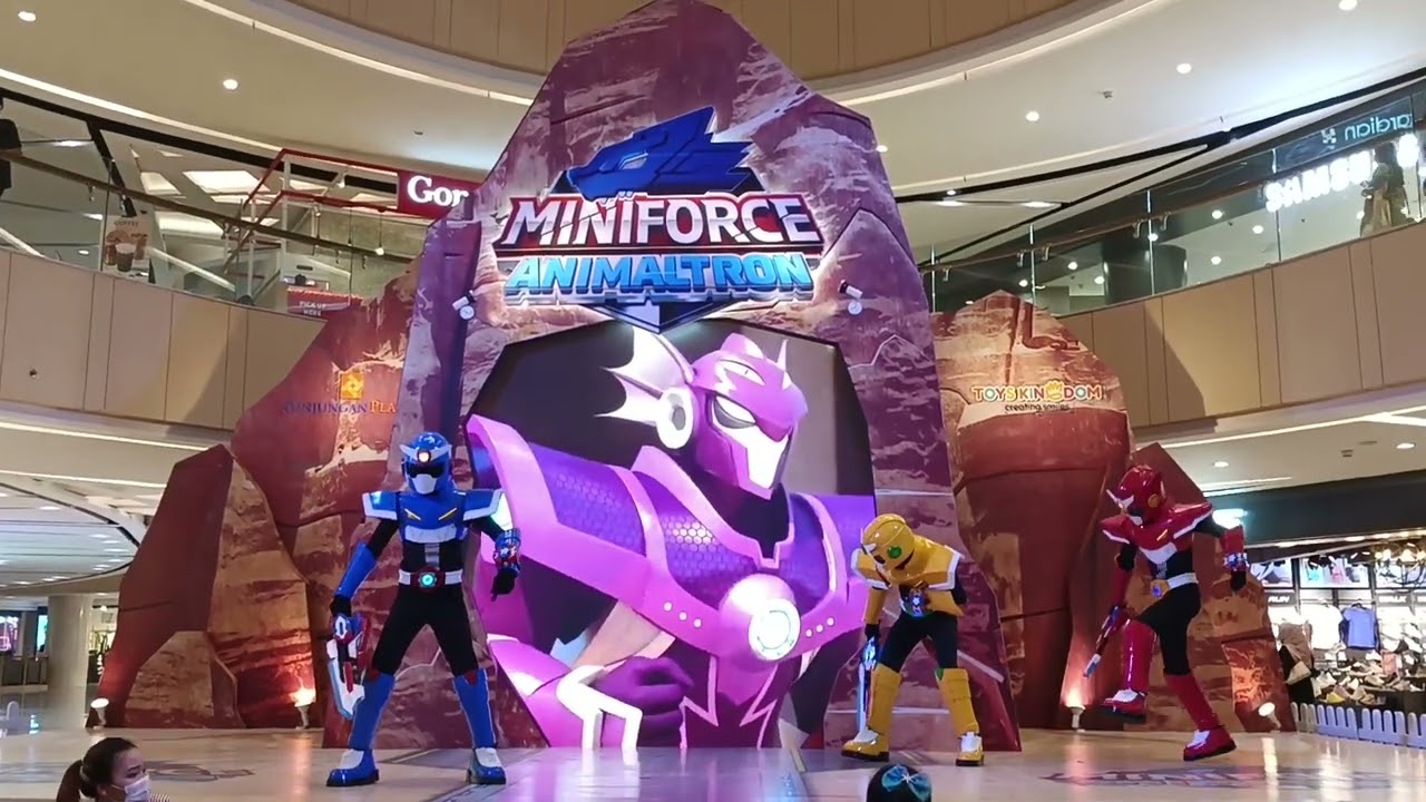 MINIFORCE ANIMALTRON Live Show di Atrium Tunjungan Plaza 6 Surabaya