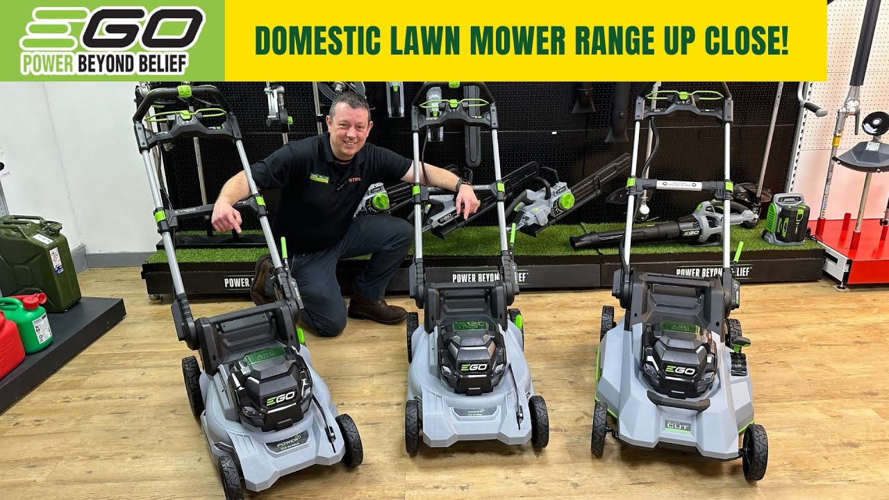 WATCH NOW - The Ego domestic lawn mower range - Pros and cons from the experts!