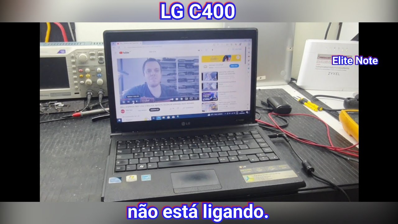 LG C400 NOTEBOOK NÃO LIGA, QUANDO PENSO QUE ACHEI O DEFEITO A MAQUINA FAZ 1X0 EM MIM KKK. RESOLVIDO.
