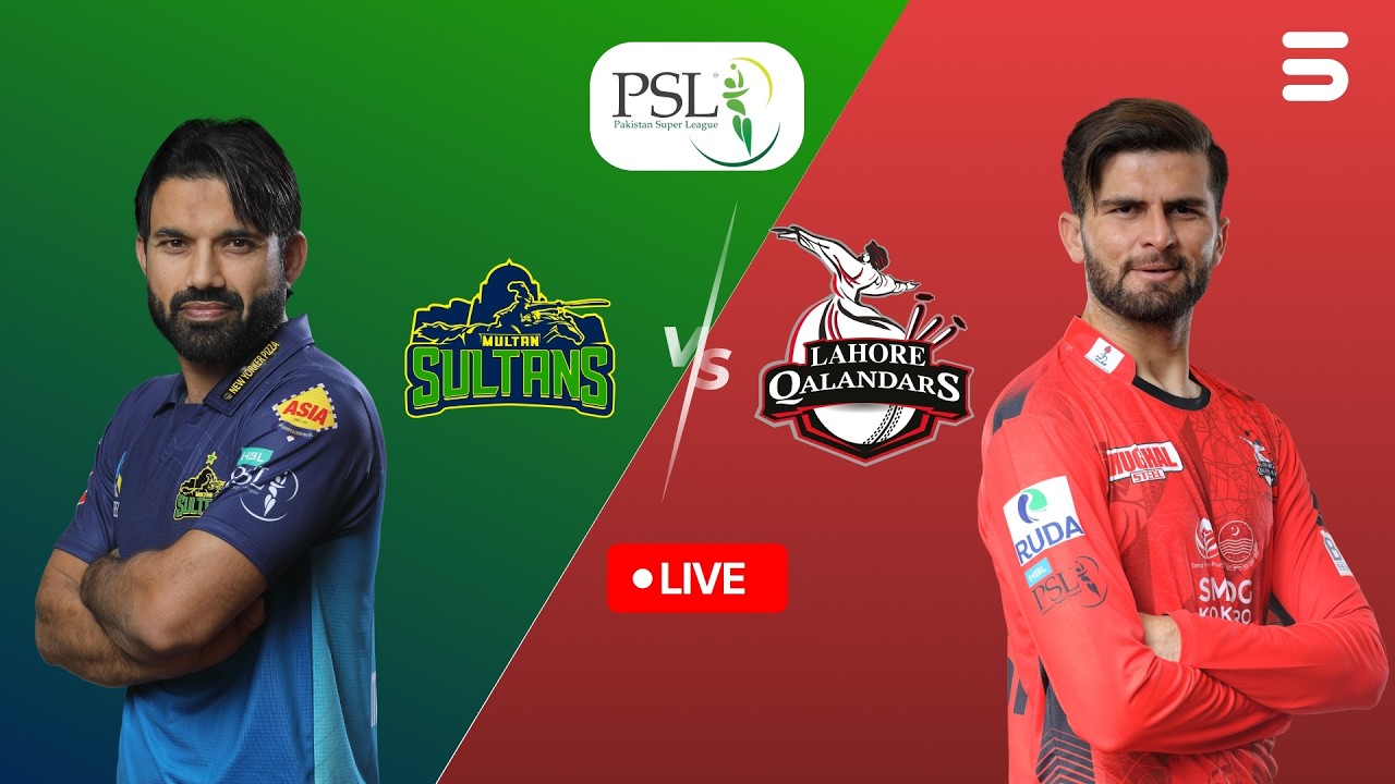🔴 - 𝐑𝐄𝐋𝐈𝐕𝐄 | Lahore Qalandars vs Multan Sultans |  Match 16