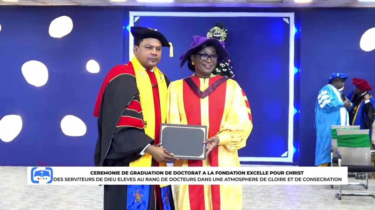 CEREMONIE DE GRADUATION A LA FONDATION EXCELLE POUR  CHRIST
