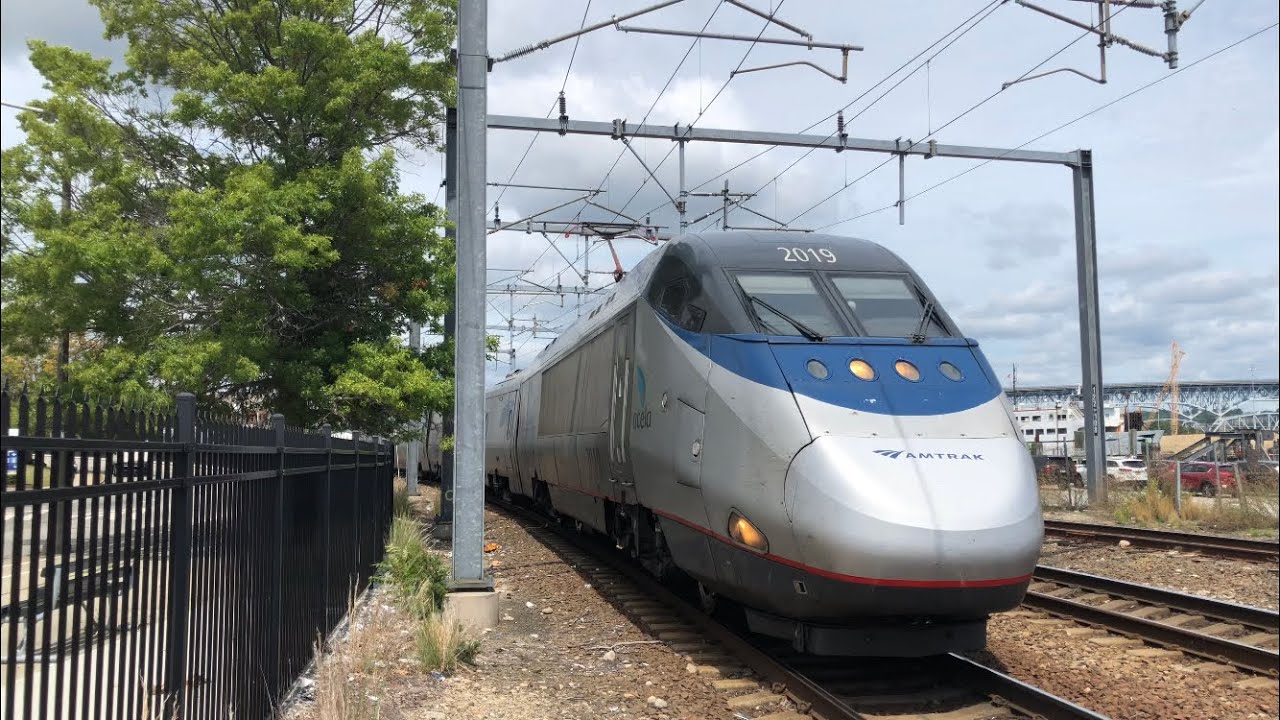 Amtrak & SLE Railfanning at New London, CT (8/19/21)