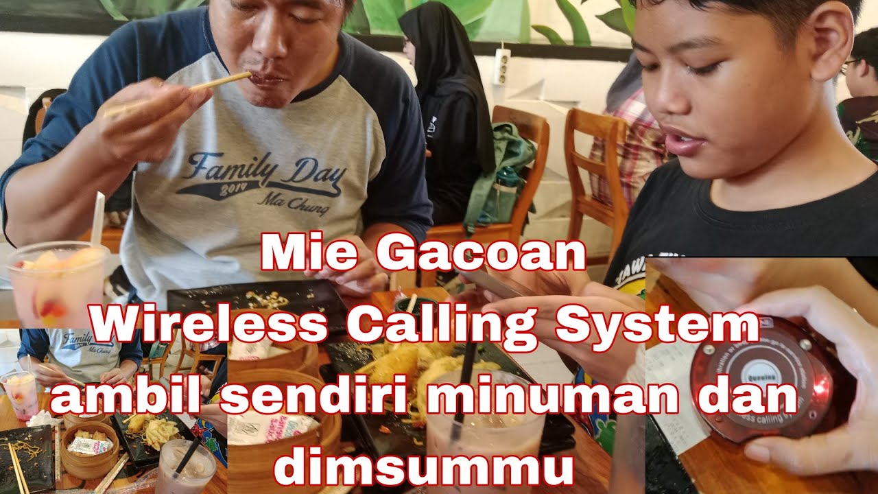 MIE GACOAN SEKARANG PAKAI BIP BIP PEMANGGIL// WIRELESS CALLING SYSTEM GACOAN//AMBIL SENDIRI YA