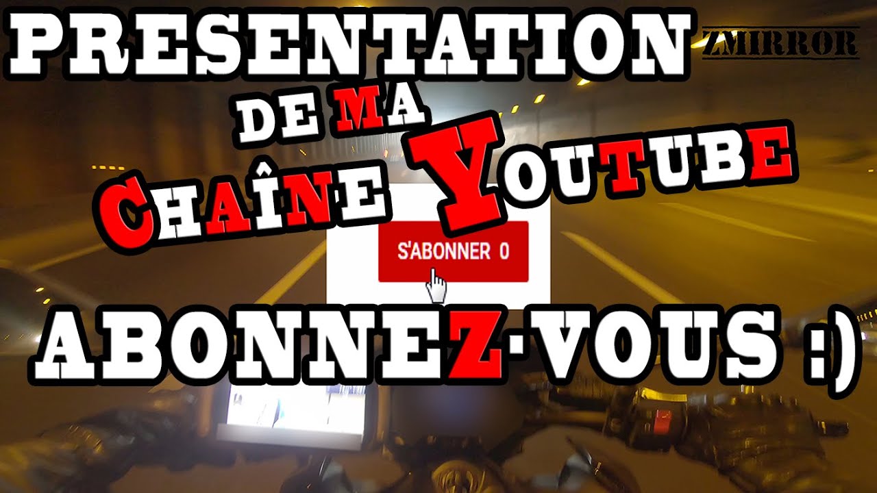 Pr&eacute;sentation de ma cha&icirc;ne youtube ZMIRROR | 4K |