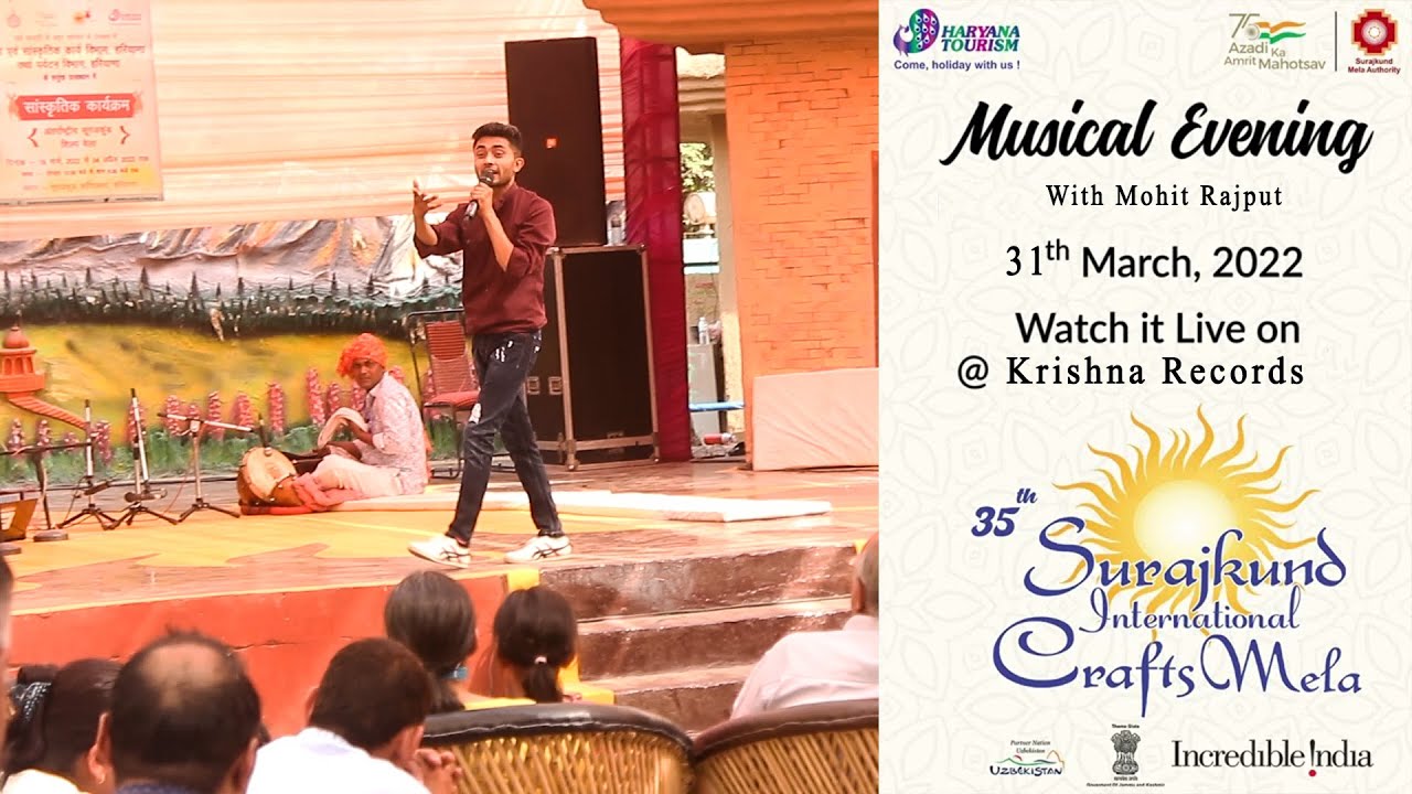 Mohit Rajput | Live Performance | Surajkund Craft Mela | 2022