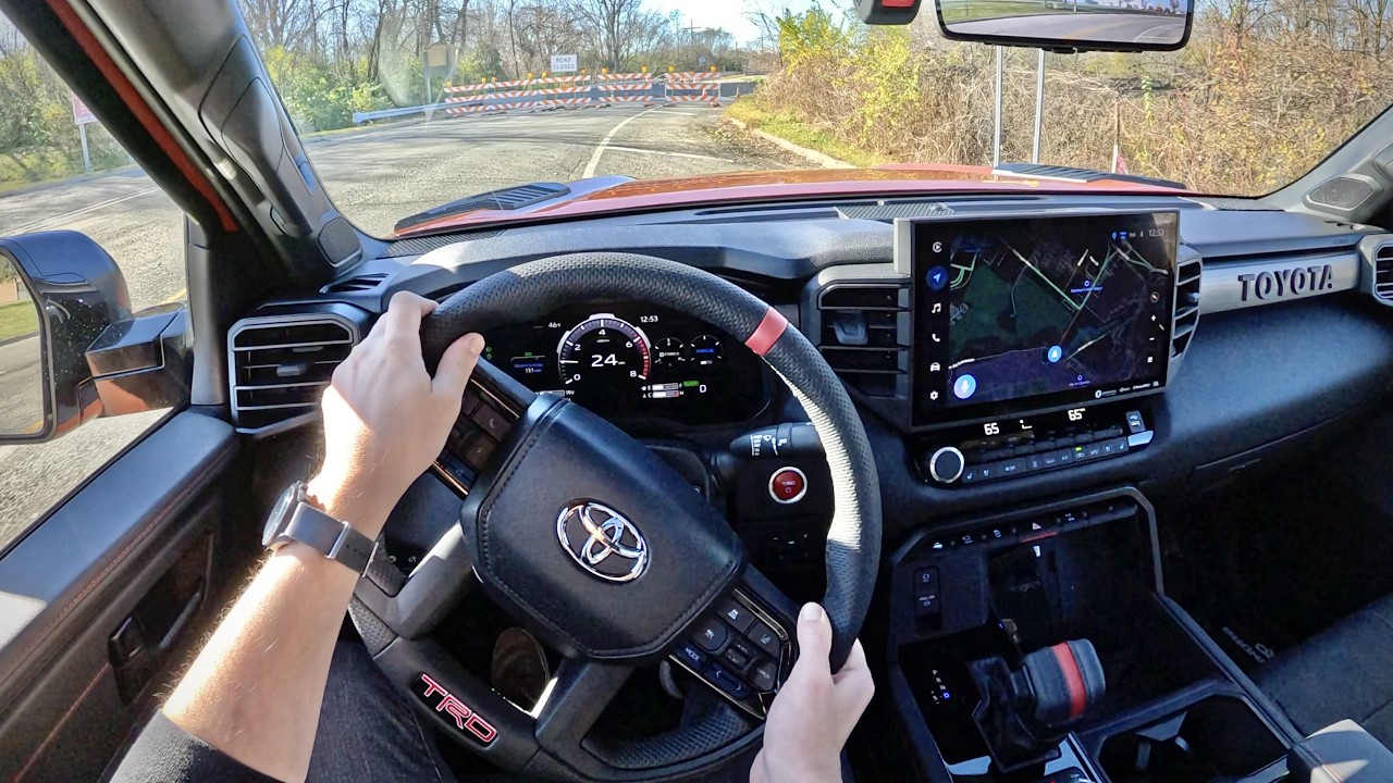 Toyota Tundra TRD Pro i-FORCE MAX 2024 года — впечатления от вождения от первого лица