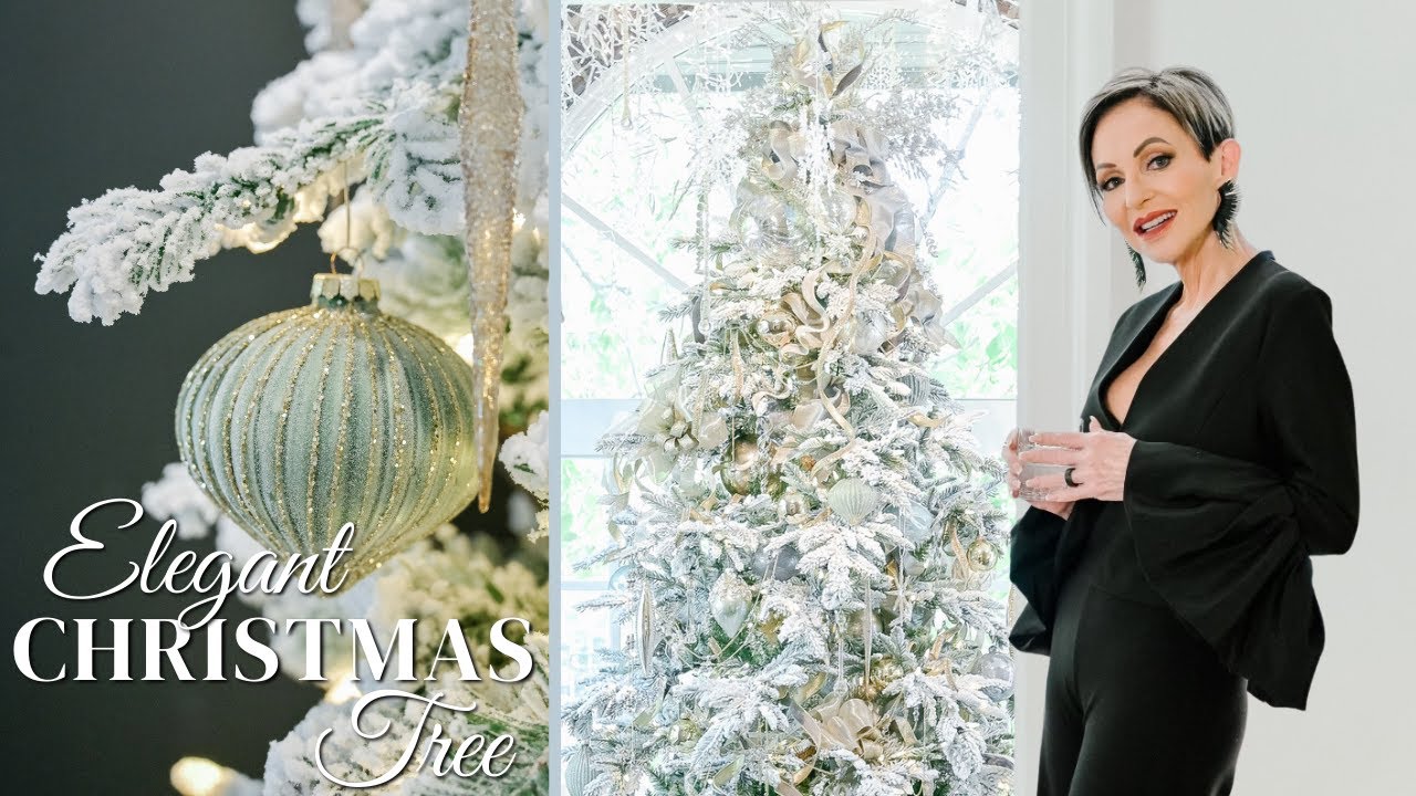 A Hollywood Glam Christmas #decoratewithme