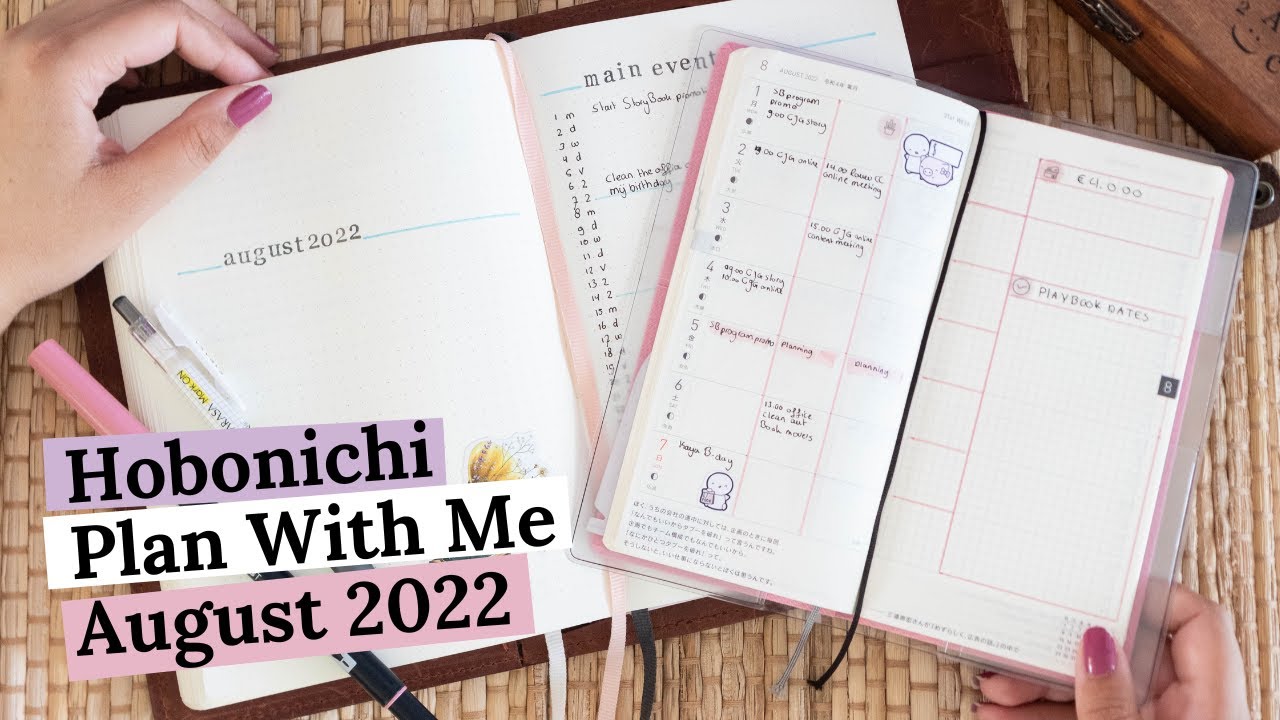 Hobonichi Weeks, Business Plan With Me August 2022 | My True Life
