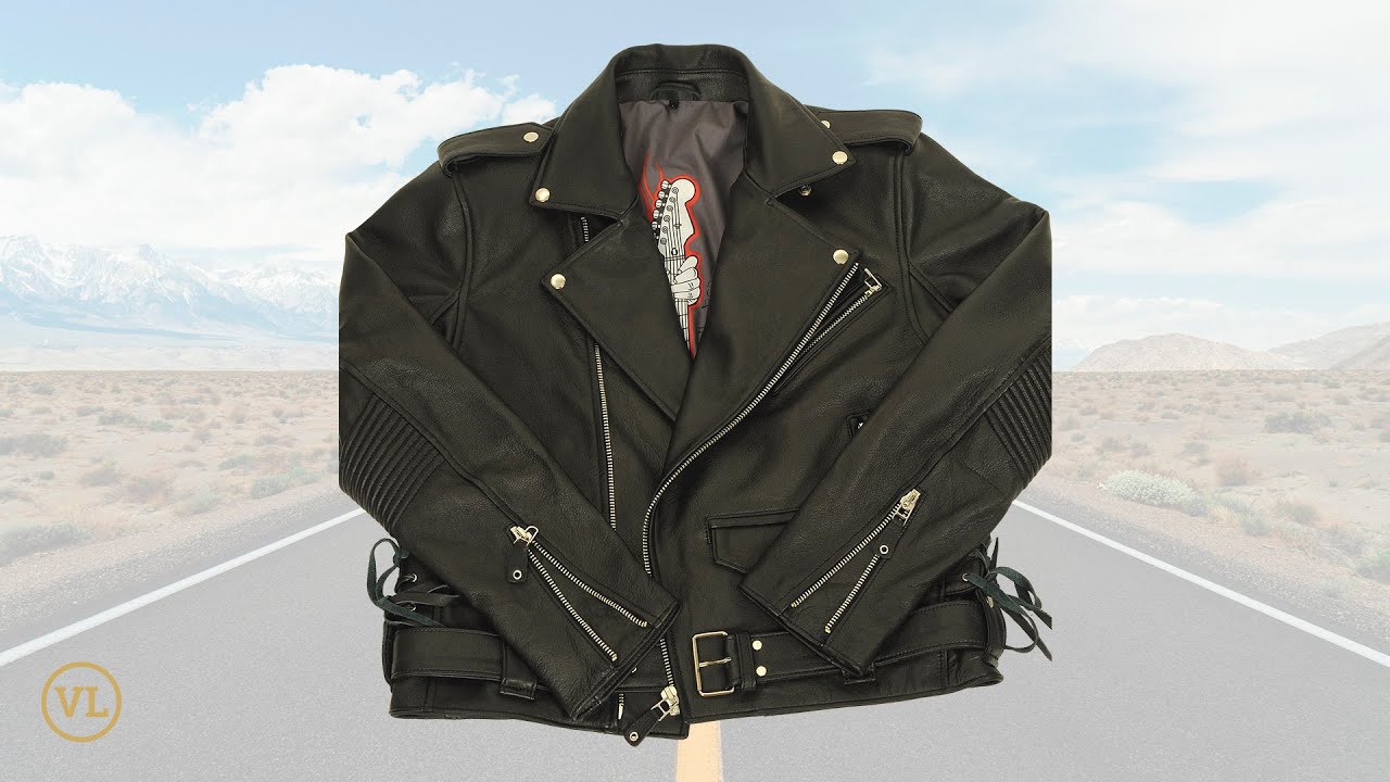 Rock Biker Leather Jacket art. 411