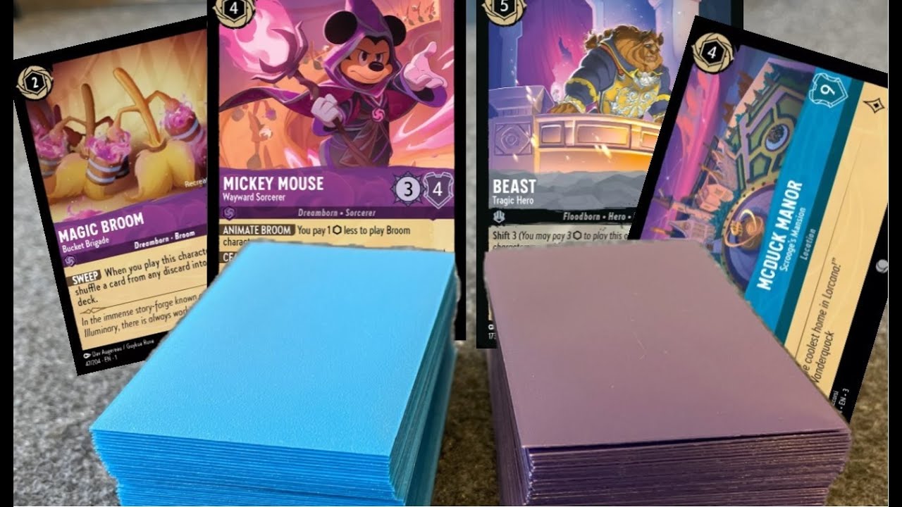 Sapphire Steel  vs   Brooms Deck   Lorcana Gameplay