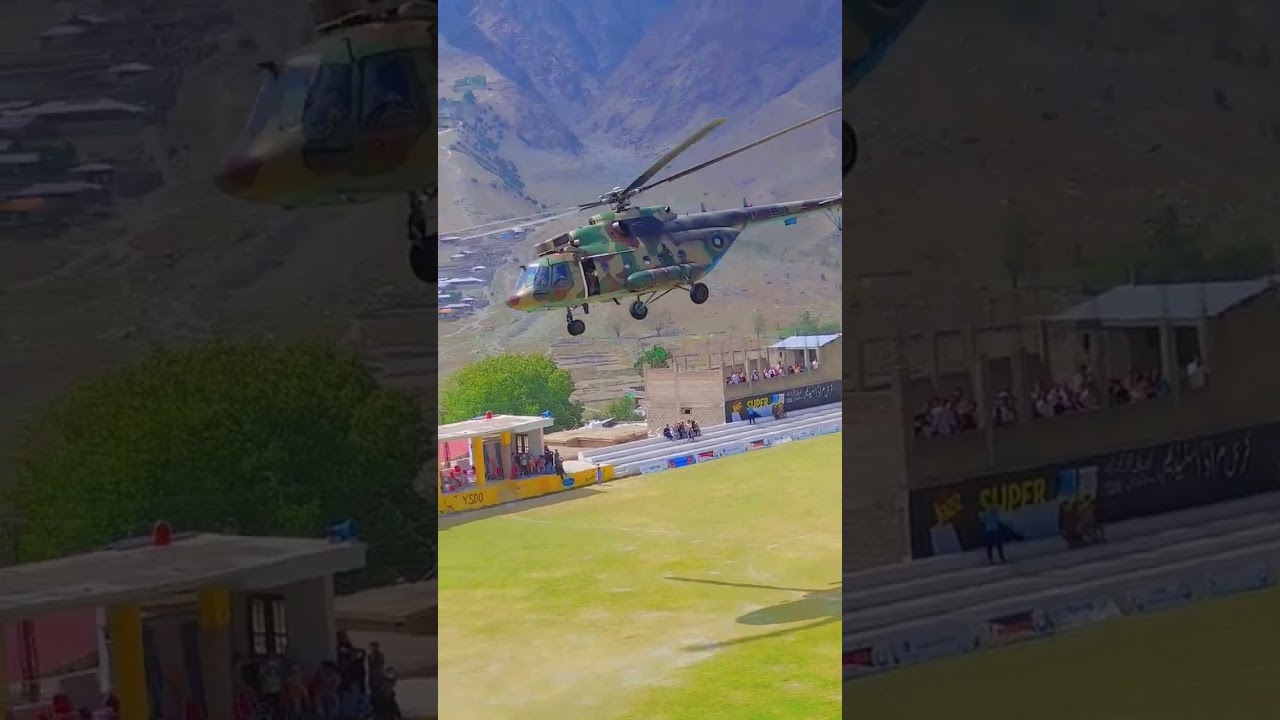 Drosh Chitral KPK #helicopter #armylover #adventure