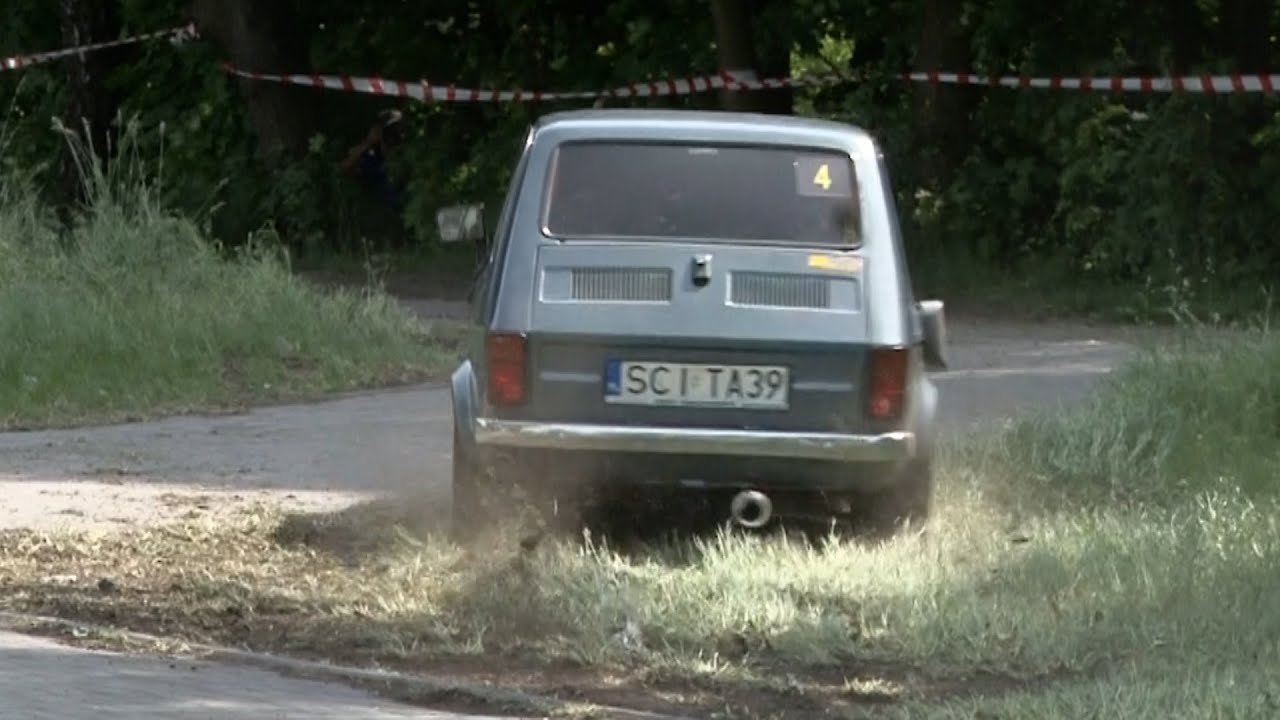 1 Szombierki Rally Sprint 2014 - Przemysław Mendrek Artur Kałuża Fiat 126p CBR900 RR by OesRecords