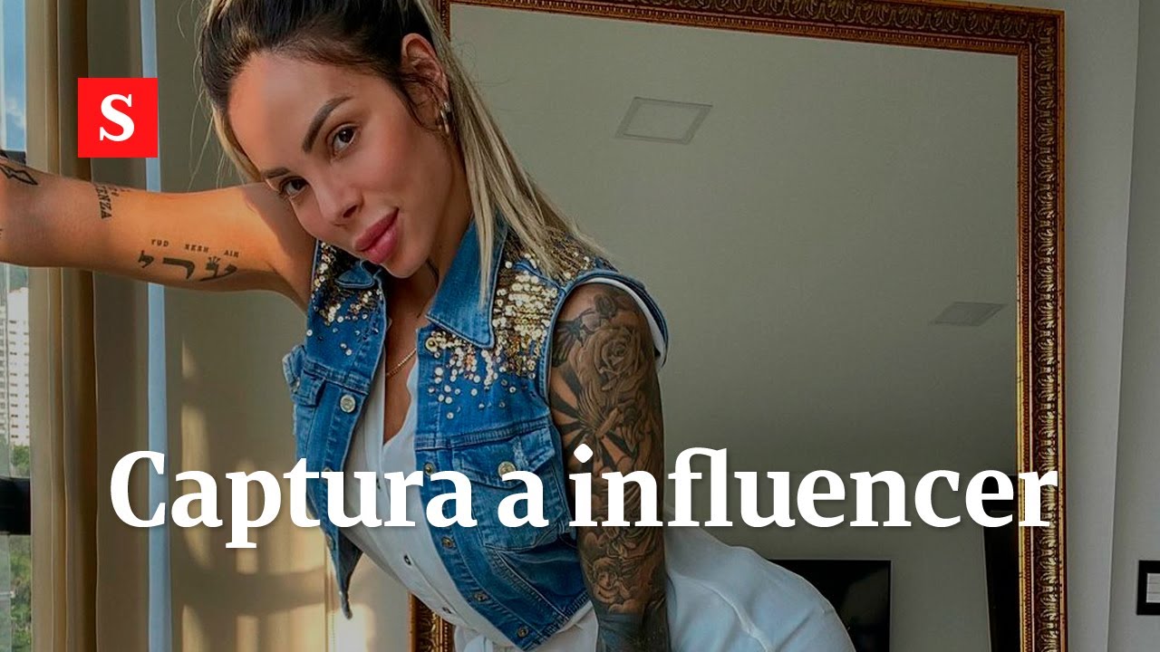 El momento de la captura de la influencer Ang&eacute;lica Mar&iacute;a Hern&aacute;ndez | Videos Semana