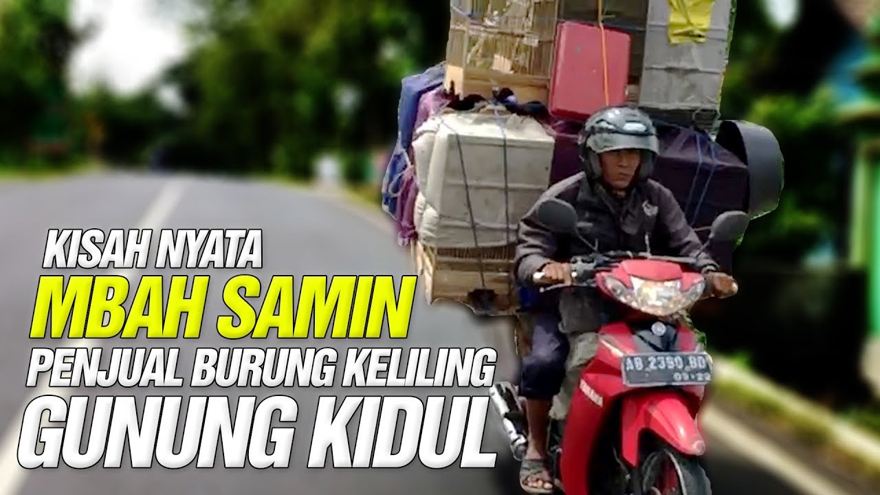 MBAH SAMIN Pedagang Burung Musiman Keliling GUNUNG KIDUL