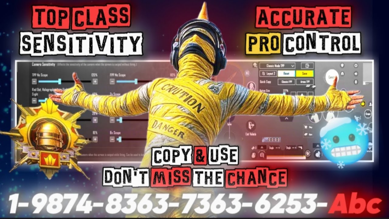 BGMI PUBG Sensitivity ❓ 4 Finger Control Claw PUBG Mobile | Best Pubg Settings: Defaulter Gaming