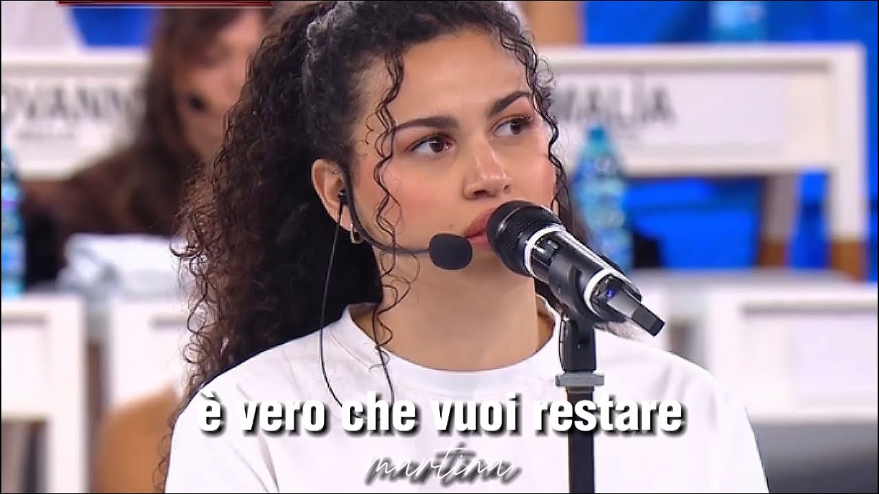 È VERO CHE VUOI RESTARE (Alessandra Amoroso) - Martina (amici 23)
