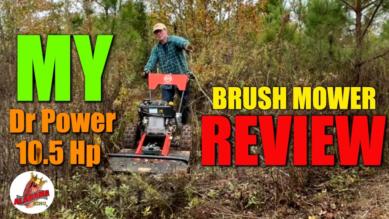 Best way to deal with Weeds and Brush! Dr. Power Brush Mower!