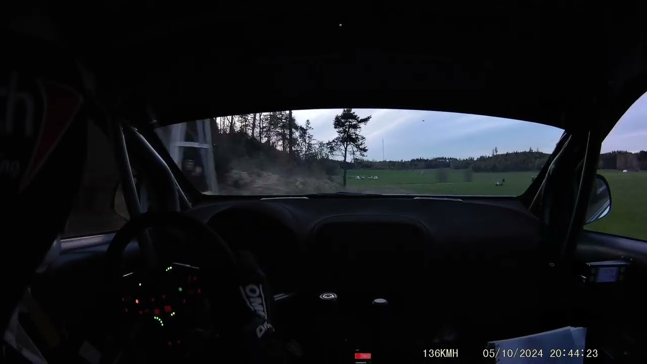 Fullfartssnurr SS4 Rally Nyköping 2024, Kim Nyden & Jonas Sandin