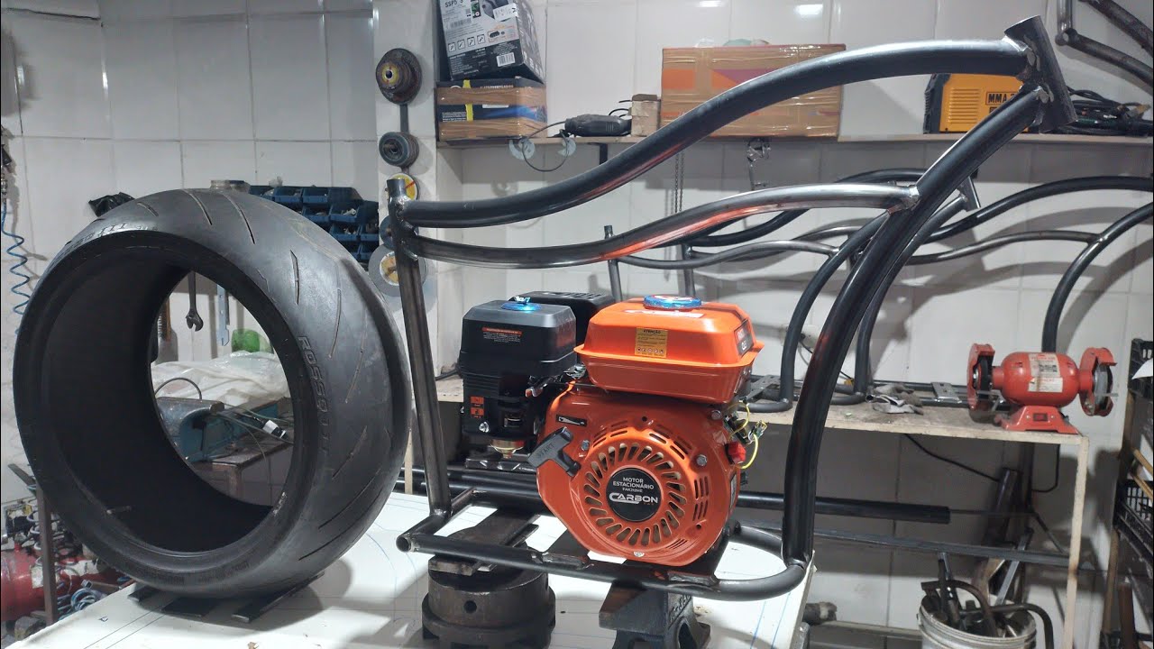 Quadro da Diamante negro para motor estacionario 7hp. 