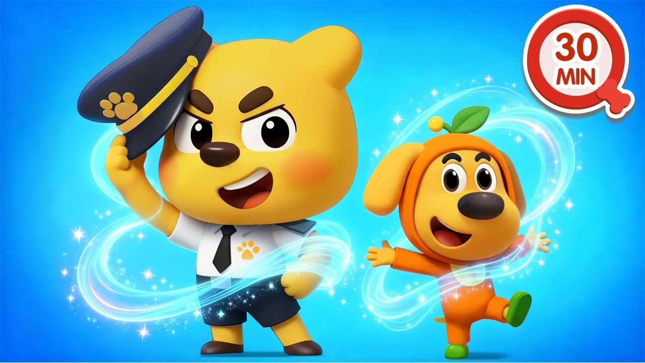 Día de Intercambio ❤️ 30MIN de Dibujos Animados 🔍Sheriff Labrador en Español