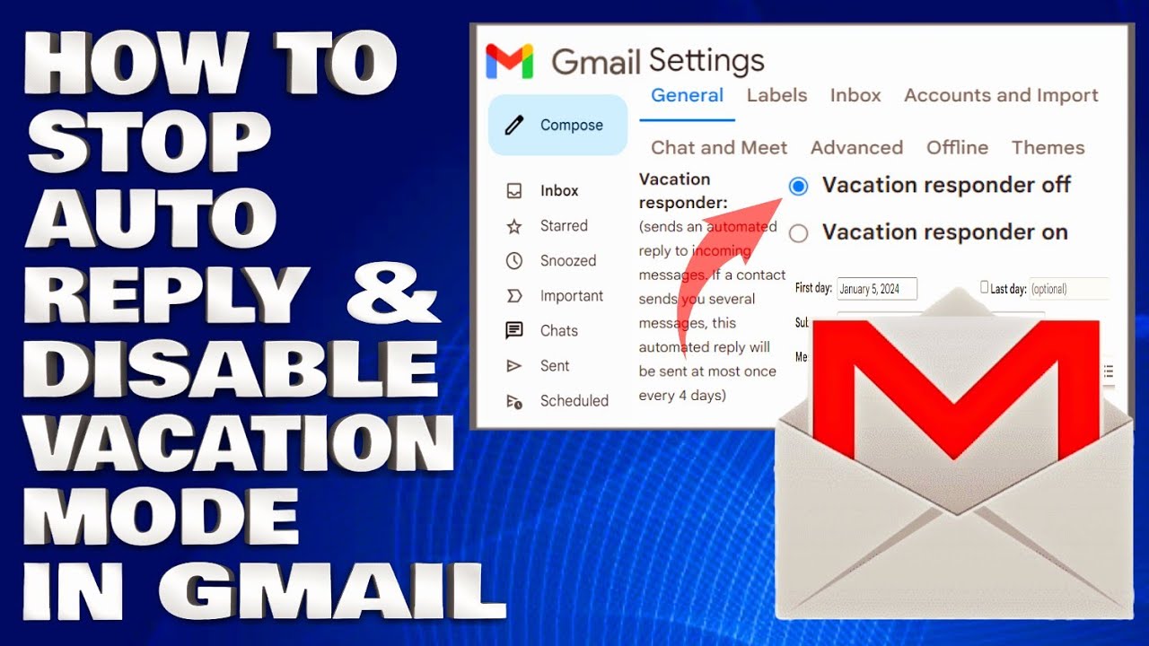 How To Stop Auto Reply in Gmail | Disable Vacation Mode in Gmail [Guide]