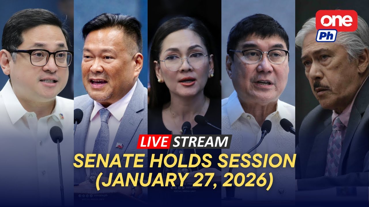 LIVE | Senate holds session (January 27, 2026)