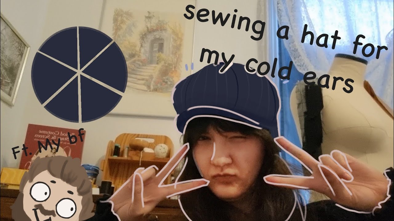Boyfriend Does My Voice-Over - Making A Grandpa-Hat With Earcovers