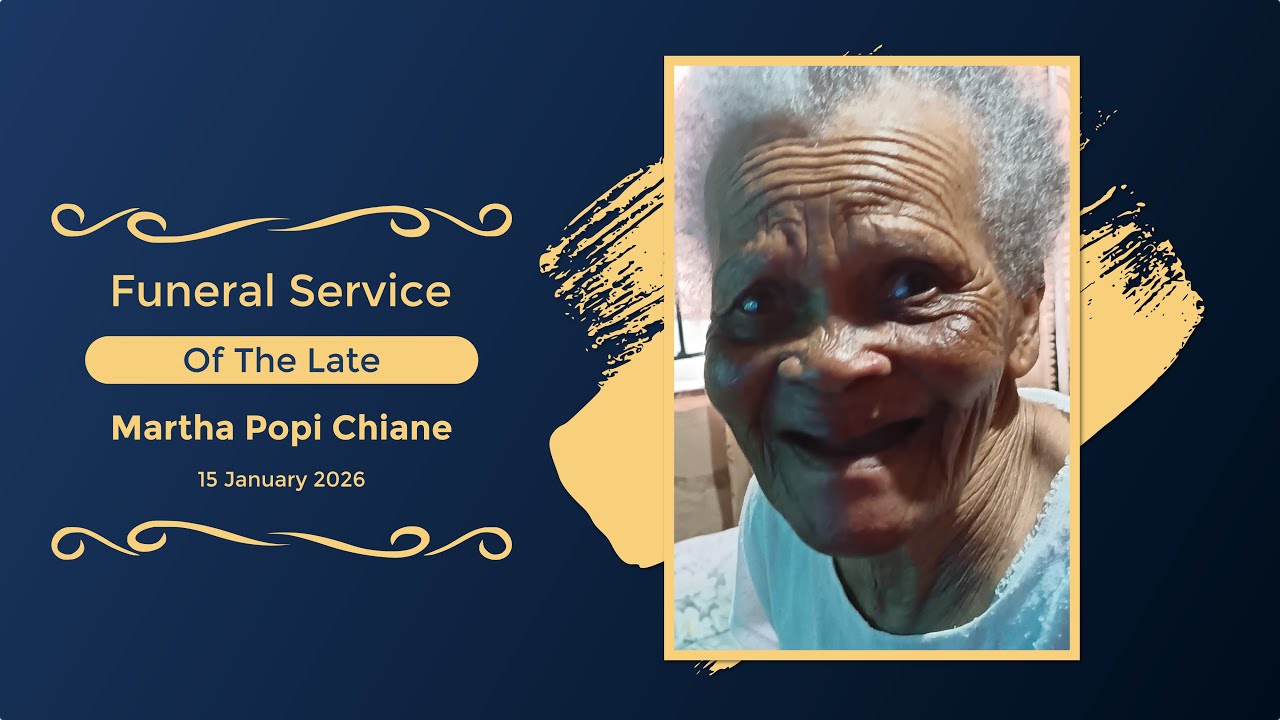 Funeral Services of The Late Martha Popi Chiane