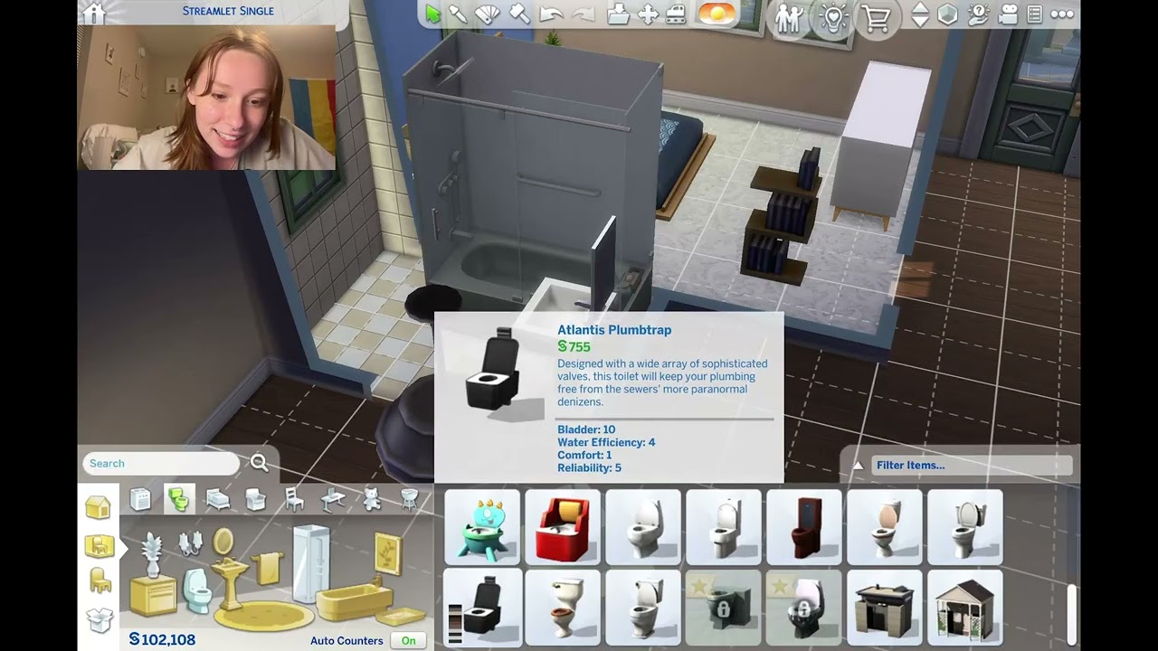 Sims 4 Game Play on OBS