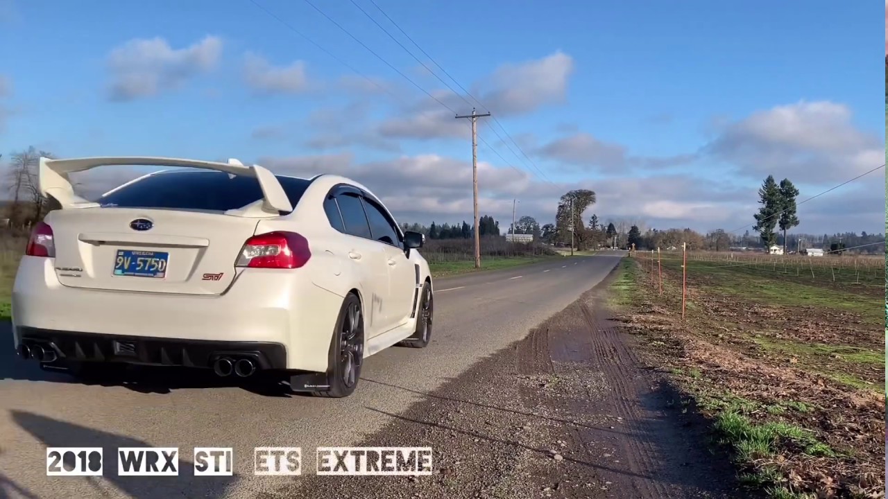 2018 STI ETS Extreme Catback - STOCK DOWNPIPE | Revs, flybys, POPS AND CRACKLES