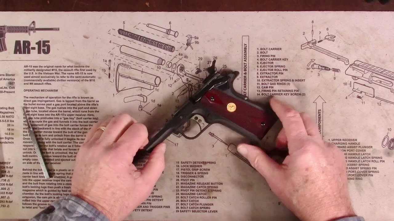 Как настроить идеальный спусковой крючок пистолета 1911 года ~ Это очень просто!