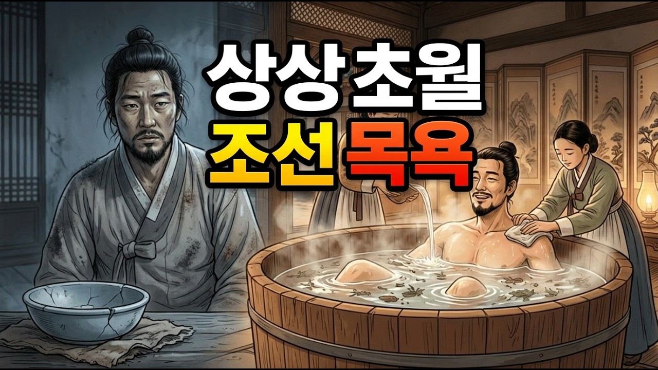 조선시대 사람들은 정말 안 씻었을까? 우리가 몰랐던  목욕 문화