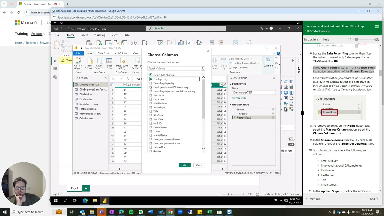PL300 LAB 2 |  Load data in Power BI Desktop
