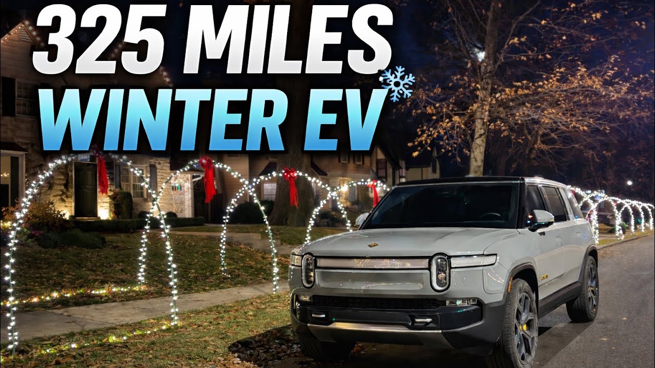 I Drove 325 Miles in Winter with a Rivian (Same- Day Test)