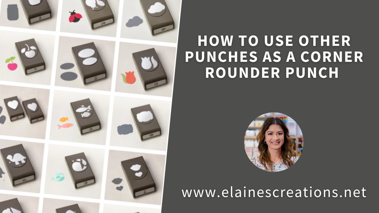 How to Use Different Punches as a Corner Rounder Punch! Sweet Stampin'