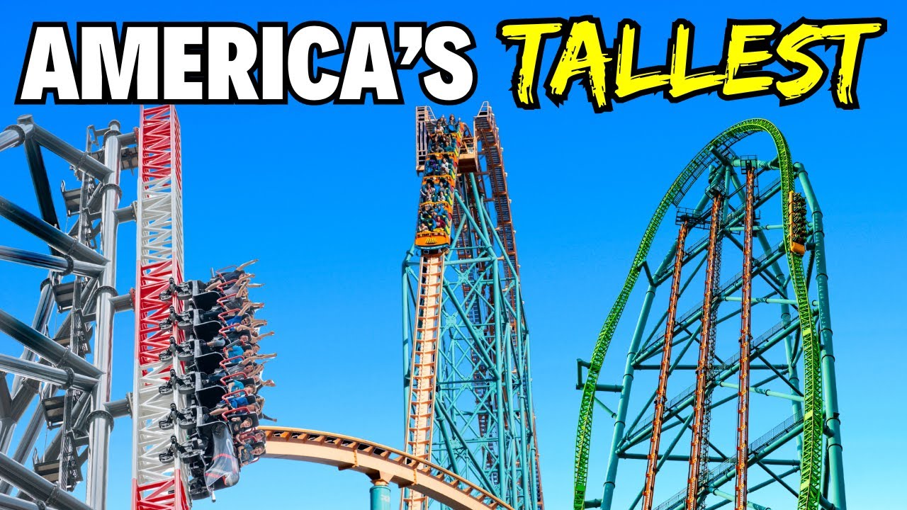 TOP 10 TALLEST Roller Coasters In America!